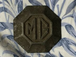Old Mg Vintage Car Badge Or Other Item