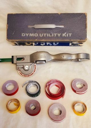 Vintage Dymo - Mite Tapewriter Hand Embossing Lable Maker Tool