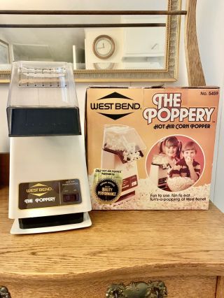 West Bend The Poppery 5459 Hot Air Popcorn Popper Vintage Coffee Bean Roaster