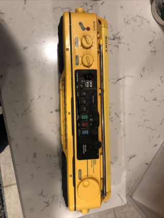 Vintage 90 ' s Sony Sport CFS - 950 Boombox Cassette Radio Player FM/AM - See Descri 3