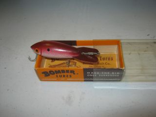 Vintage Wood Bomber Lure,  518 Brown Shad Color - Box