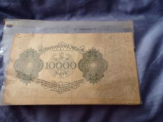 10000 Reichsbanknote January 1922 2