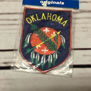 Vintage Nos Souvenir State Patch - Oklahoma - Package