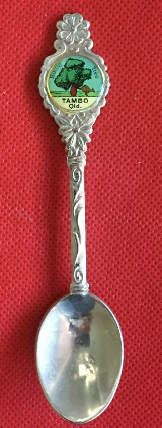 1970s Vintage Souvenir Collectable Spoon Silver Plated Aussie Made - Tambo Qld 35