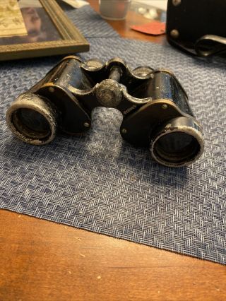 Vintage German E.  Leitz Wetzlar 8 X 30 Binux Binoculars 136033