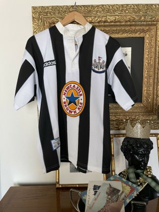 Adidas Vintage Newcastle United Jersey 1995 Shirt Brown Ale