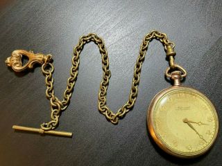 Vintage Pocket Watch W/fob,  Tacy Watch,  15 Jewels,  Non/oper