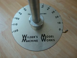 Vintage Device,  Looks To Be A Torque Meter,  Made By Wilder Model Machine