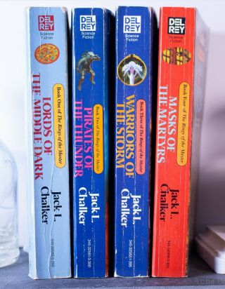 The Rings Of The Master Series Books 1 - 4 By Jack L.  Chalker Vintage Paperback