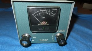 Vintage Heathkit Hm - 2102 Vhf Swr/watt Meter 25/250 Watts