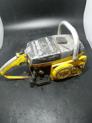 Mcculloch Mac 10 - 10 Automatic Chainsaw Compression And Spark Vintage Chainsaw