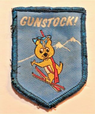 Vintage Ski Patch Gunstock