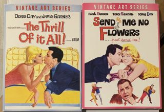 2 Vintage Art Series Dvd: The Thrill Of It All & Send Me No Flowers W/ Slipcases