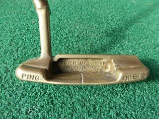Vintage Ping Anser 3 - 85068 Rh Putter Right Handed - 35.  5 Inches Ping Shaft