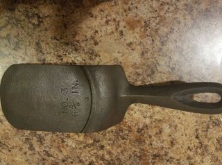 Cast Iron Spatula Made From A Vintage 3 Skillet