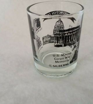 TRAVEL SOUVENIR THE U.  S.  CAPITOL BUILDING WASHINGTON D.  C.  BAR / SHOT GLASS. 3