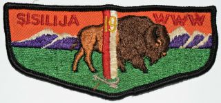 Vintage Sisilija Lodge 19 Order Of Arrow Flap Oa Boy Scout Bsa Www