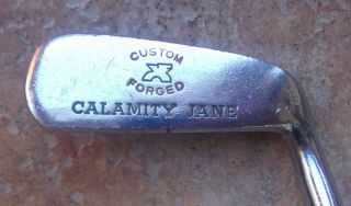 Vintage Spalding Bobby Jones Calamity Jane Golf Club Putter Hickory Wood Shaft