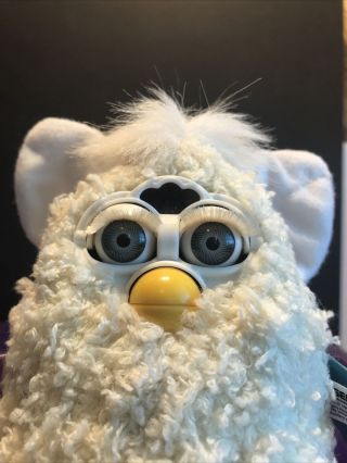 Vintage Gen 3 Furby Baby Curly Lamb Gray Eyes With Tag 2