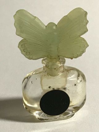Scarce Jean Laporte Paris Metamorphose Miniature Perfume Bottle Butterfly