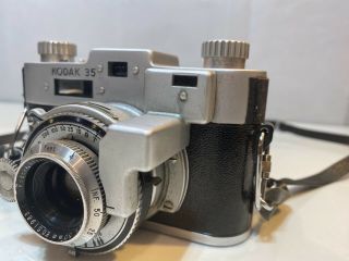 Vintage Kodak 35 Film Camera w/Anastigmat Special f:3.  5 50mm Lens 3