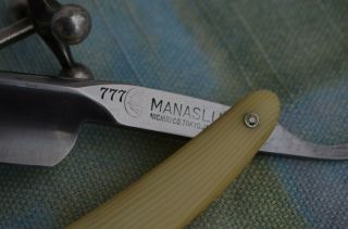 Rare Manaslu 777 Nichiri Japanese shave ready straight razor 2