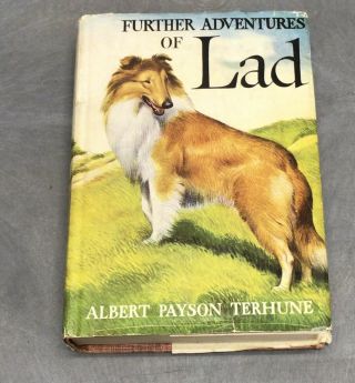 1922 Further Adventures Of Lad By Albert Payson Terhune Vintage Collie Dog Story