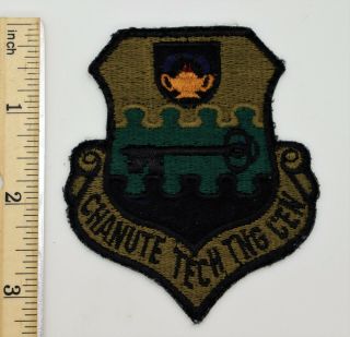 Us Air Force Chanute Technical Training Center Patch Vintage Usaf
