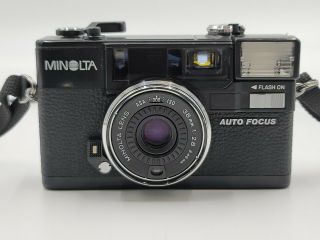 Vintage Minolta Hi - Matic Af2 - M Point & Shoot 35mm Film Photo Camera