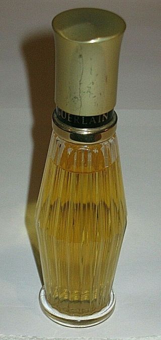 Vintage Guerlain Shalimar Perfume Bottle Spray Cologne 2 1/2 Oz 75 Ml 3/4 Full