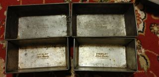 Ekcoloy Vintage Silver Beauty Pans Set Of 4