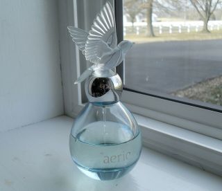 Rare American Eagle Aerie Blue Bird Perfume 1.  7 Oz Approx 60 Full