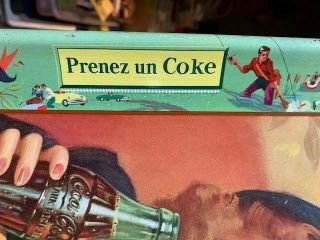 Vintage Bilingual Coca Cola (Coke) Tray 3
