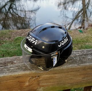 Vintage JOFA 390 SR Ice Hockey Helmet Mens Size 55 - 62 With Shield 2