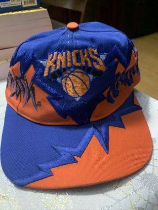 Ny Knicks Drew Pearson Graffiti Shockwave Vintage 90s Snapback Cap Hat