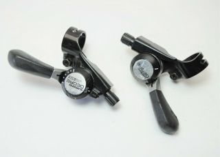Vintage Shimano Deore Dx 6 X 3 Speed Bicycle Trigger Shifter Pods Sl - Mt60
