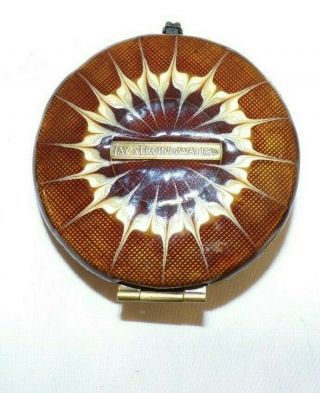 JAY STRONGWATER ENAMEL JEWELED JUNGLE TIGER DOUBLE MIRROR COMPACT RETAIL $295 3