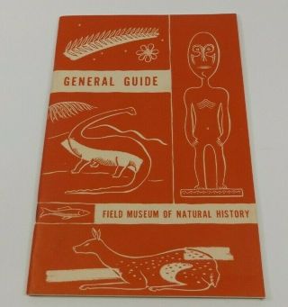Vintage Travel Brochure General Guide Field Museum Of Natural History 1967