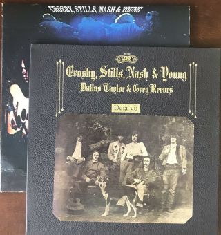Crosby Stills Nash & Young - Csny Vintage Vinyl - Deja Vu / 4 Way Street Vg,  /ex