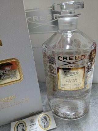 Empty Creed bottle Aventus for her 1000 ml 3