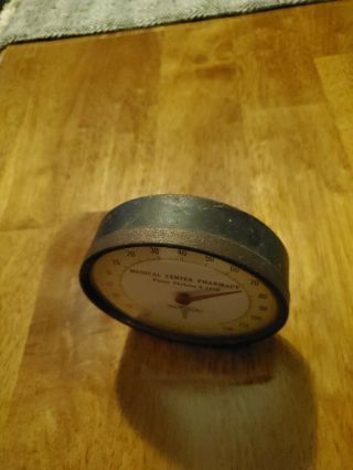 Vintage Thermometer Physicians Advertising 4 Inch Diameter. 2