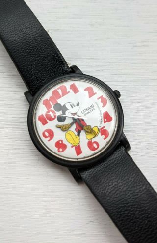 Vintage Retro Lorus Disney Mickey Mouse Quartz Watch Made In Japan,  Seiko