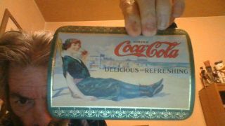 Vintage Drink Coca Cola Delicious & Refreshing Tin 1993 In