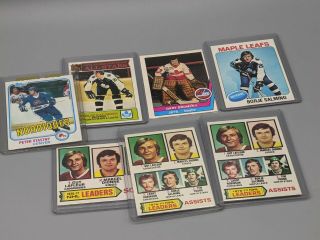 50 Vintage TOPPS Hockey Cards ORR Savard STASTNY RC 1973 1974 1975 1977 1978 2