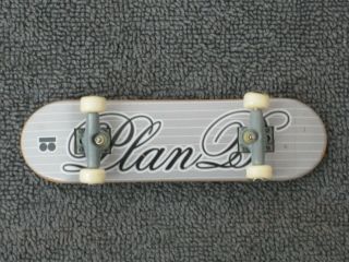 Plan B Tech Deck Skateboard 96mm Fingerboard Rare Vintage Zero Element Sheckler