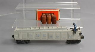 Lionel 3562 - 25 Vintage O Gray At&sf Operating Barrel Car Ex