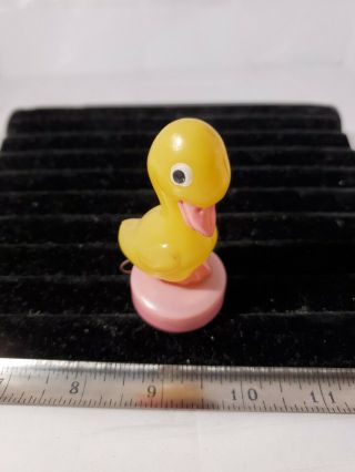 Vintage Celluloid Plastic Sewing Measuring Tape Baby Duck Made In Occ.  Japan