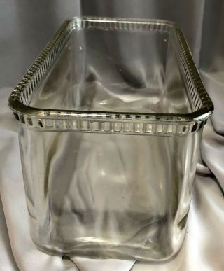 Vintage Glass Battery Jar / Case / Box Use for Aquarium or Terrarium 2