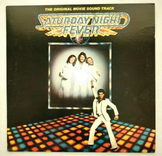 Vintage Saturday Night Fever 2 Record Movie Sound Track Vinyl Album Lp