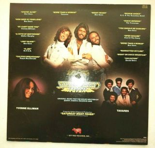Vintage Saturday Night Fever 2 Record Movie Sound Track Vinyl Album LP 2